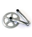 JUEGO BIELAS/PLATO MIJNENPIEPER 170mm 38D ALU.PLATA