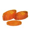 KIT CATADIOPTRICOS BUCHEL P/RADIOS C/CLIP NARANJA(
