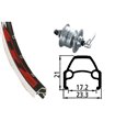 RD 28X1.75DIN D.CUBODH3N72 PL.QR 36O RODI VR 17 NE