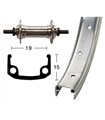 RUEDA DELANTERA 26x1 3/8 WINORA 36 AGUJ.EJE MACIZ.100 PL