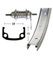 RUEDA TRASERA 28x1 3/8 WINORA CONTR.36 AGU.107 PL.MATE