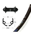 RUE.DEL.28x1.75 WINORA RIGIDA ZAC 19 T 3000 QR N/P