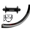 RUEDA DELANTERA 700C WINORA EXAL XR-1 SH.TIAGRA QR NEGRO