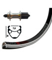RUEDA TRASERA 700C WINORA EXAL XR-1 SH.TIAGRA QR PLATA