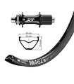 RUE.TR.27.5  WINORA DT SWISS M462 DIS.CL DEORE XT