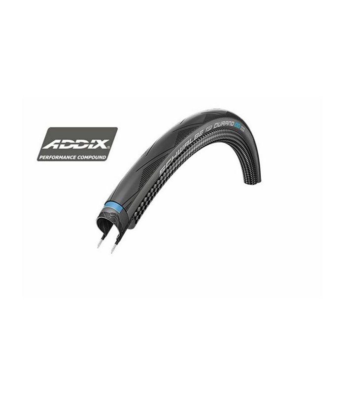 CUB.SCHWALBE DURANO DD 700x28C R-GUARD RIGIDA GRAF