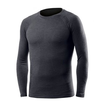 CAMISETA INTER.BIOTEX MAN.LAR.MERINO GRIS T.XL-XXL