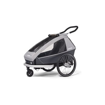 REMOLQUE NIÑO CROOZER KID KEEKE 1 2020 GRIS ROCA