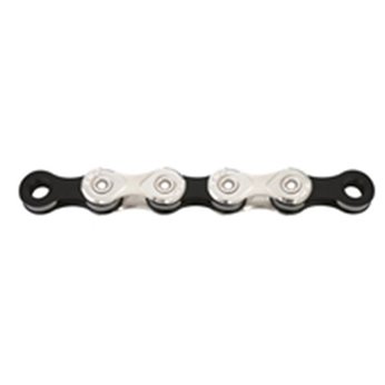 CADENA KMC X10 116 ESLABONES 10V CROMADO NEG (25U)