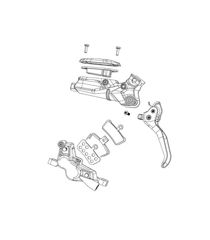PINZA FRENO SRAM GUIDE RSC B1 NEGRO