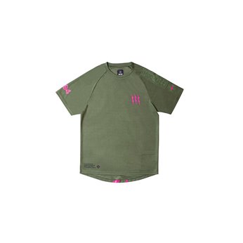 CAMISETA MUC-OFF RIDERS VERDE/ROSA T.XS