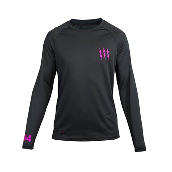 CAMISETA LARGA MUC-OFF RIDERS GRIS OSC./ROSA T.XS