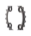 PLATO TRUVATIV MTB 22D 4AGUJ.64mm 10V ALU.NEGRO