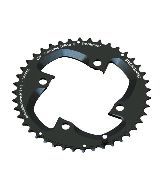 PLATO STRONGLIGHT MTB SHIMANO 2X10 P. XT FC M785 4