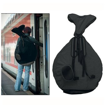 FUNDA/MOCHILA PARA MONOCICLO QU-AX COR.ACOLCH.NEGR