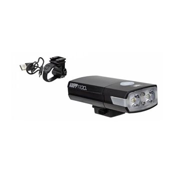 LUZ DELANTERA CATEYE AMPP1100 EL1100RC LED USB NEG