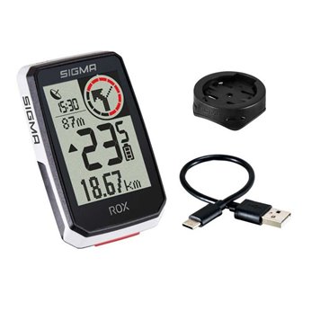 CICLOCOMPUTADOR GPS SIGMA ROX 2.0 14 FUNC.BLANCO