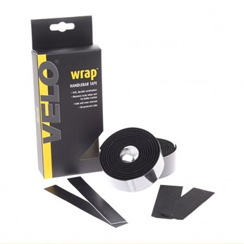 JUEGO DE CINTAS VELO MICROFIBRA REFLECT.NEGRO/GRIS