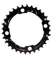PLATO FSA MTB 104 BCD 4 BRAZOS 32D M10 ACERO NEGRO