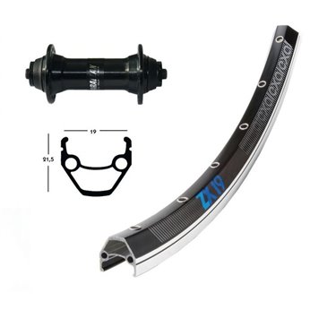 RD WINORA EXAL ZX 19 26x1.75 36AG.CR T3000 NEG/PLA