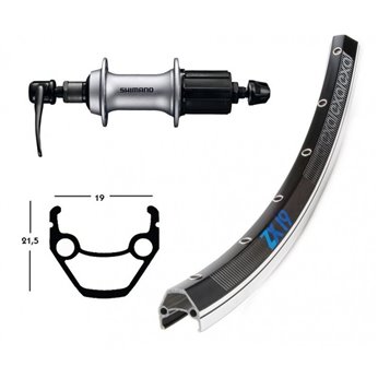 RT WINORA EXAL ZX 19 28x1.75 CR ACERA T3000 AL.N/P