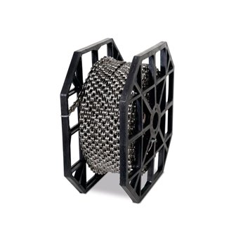 CADENA KMC X12 128 ESLABONES 12V NEGRO/PLATA (50M)