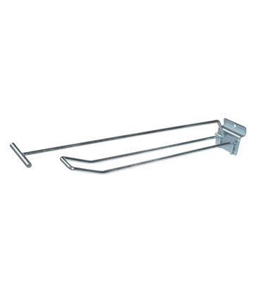 GANCHO DOBLE PARA PANELES/SLATTWAL LONGITUD 25CM