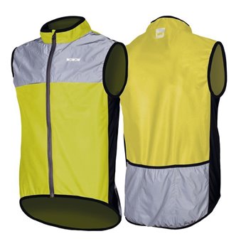CHALECO CORTAV.WOWOW DARK 1.1 GRIS/AMARILL.REF.XXL