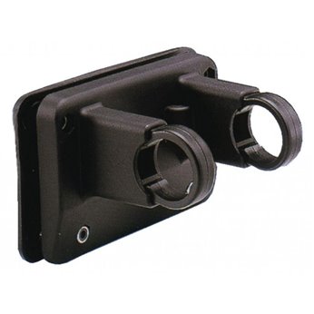 SOPORTE KLICKFIX PARA CESTO MONTAJE FIJO NEGRO