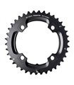 PLAT.SRAM TRUVATIV MTB S1 2x10 104mm 36D AL5 NEGRO
