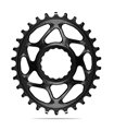 PLATO ABSOLUTE BLACk OVALADO 30D DM 6OFF.RACE-FACE 1x10-12V AL.NEG