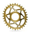 PLATO ABSOLUTE BLACk OVALADO 34D DM 6OFF.RACE-FACE 1x10-12V AL.ORO
