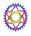 PLATO ABSOLUTE BLACk OVALADO 32D DM SHIMANO 1x12V HG+ ALU.ARCOIRIS