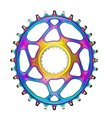 PLATO ABSOLUTE BLACk OVALADO 36D DM SHIMANO 1x12V HG+ ALU.ARCOIRIS