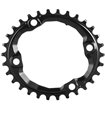 PLATO ABSOLUTE BLACk OVALADO 36D 96BCD 4BR.ASIM.SH.XT M8000 AL.NEGR