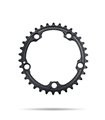 PLATO ABSOLUTE BLACk OVALADO 36D 110BCD 5BR.SRAM 2x9-11V AL.NGR