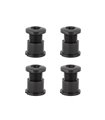 KIT TORNILLOS PLATO 4 BRAZOS ABSOLUTE BLACK LARGOS
