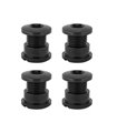 KIT TORNILLOS PLATO 4 BRAZOS ABSOLUTE BLACK CORTOS