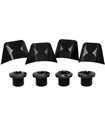 KIT TORN/TUERCAS PLATO ABSOLUTE BLACK BIE.DURA ACE NEGR