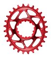 PLATO ABSOLUTE BLACk OVALADO 28D DM 3OFFS.148BOOST SRAM ALU.ROJ