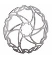 DISCO FRENO MICHE MTB 6 AGUJEROS 180mm PLATA
