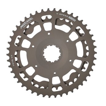 KIT CORONAS MICHE XM MTB 46x38D SH/SR 11V AL.GRIS