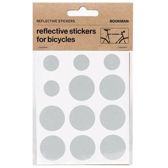 KIT PEGATINAS REFLECTANTES P/BICICLETA BOOKMAN BLA
