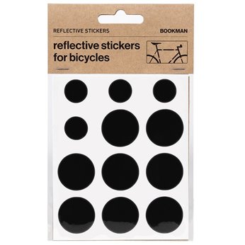 KIT PEGATINAS REFLECTANTES P/BICICLETA BOOKMAN NEG