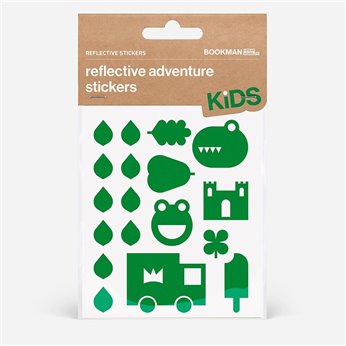 KIT PEGATINAS REFLECT.P/BICICLETA BOOKMAN AVEN.VER