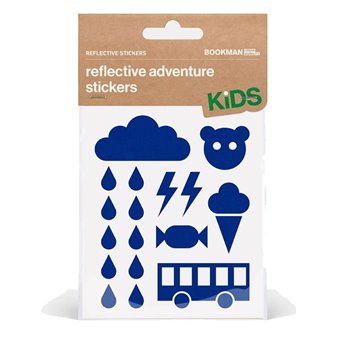 KIT PEGATINAS REFLECT.P/BICICLETA BOOKMAN AVEN.AZU