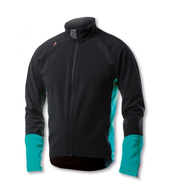 CHAQ.INVIERNO BIOTEX TERMICO CORTAV.IMP.NEG/TURQ.S