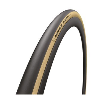 TUBULAR MICHELIN POWER CUP 700x25C NEGRO/MARRON