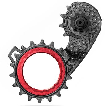 JAULA CAMBIO ABS.BL.HOLLOWCAGE SHIM.8100 CARB.ROJO