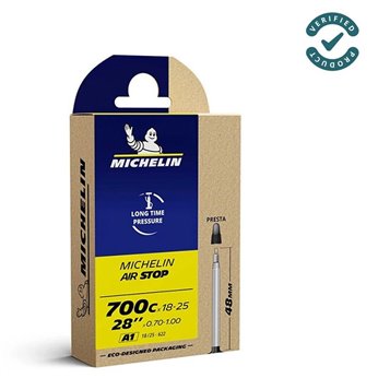 CAMARA MICHELIN A1 AIRSTOP 700x18-25 V.PRESTA 48mm